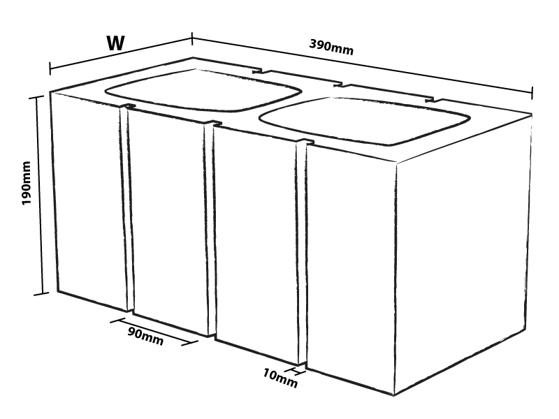10CM Standard Block