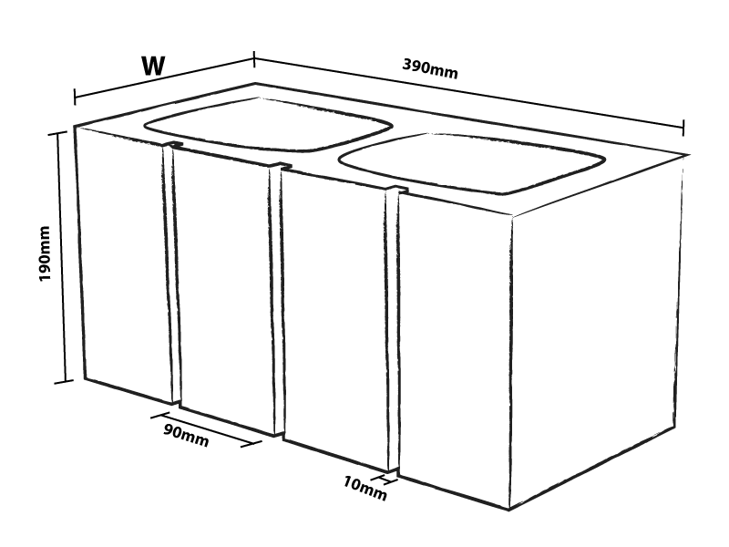 10CM Standard Block